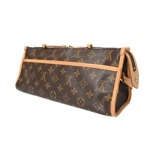 Louis Vuitton Shoulder Canvas Bag Brown Popincourt Monogram